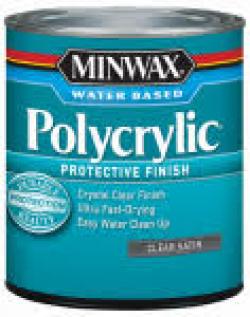 MINWAX SATIN POLYCRYLIC 1/2-PT