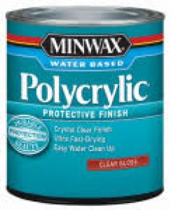 MINWAX GLOSS POLYCRYLIC 1/2-PT