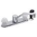 KITCHEN FAUCET 2 HANDL SPRAY CHR