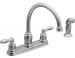 KITCHEN FAUCET 2 HANDLE SPRY CHR