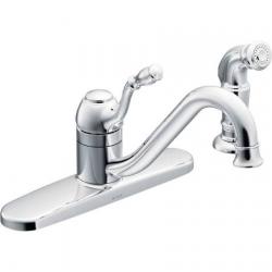 KITCHEN FAUCET SNGL SPRAY CHROME