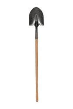 LONG HANDLE ROUND POINT SHOVEL