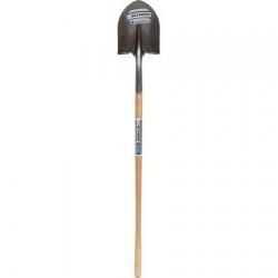 LONG HANDLE ROUND POINT SHOVEL