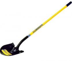 LONG WOOD ROUND SHOVEL