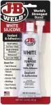 J-B SILICONE SEALANT WHITE 3OZ