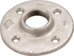 FLOOR FLANGE MALLBLE GALV 1