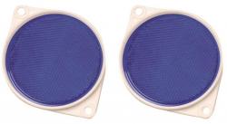 REFLECTOR NAIL-ON 3-1/4IN BLUE