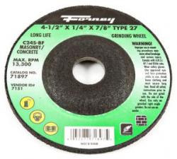 4-1/2 MASONRY GRINDING WHEEL