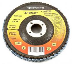 FLAP DISC 4X5/8 36 GRIT