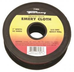 EMERY CLOTH 1" X 10 YARD 320 GRT