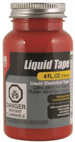 RED LIQUID ELECTRICAL TAPE 4OZ