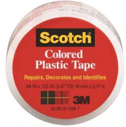 3M 3/4 PLASTIC TAPE CLEAR