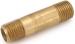 BRASS PIPE NIPPLE 3/8" x 1-1/2"