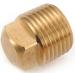 BRASS PIPE PLUG 1/4 SQ HEAD LF