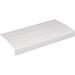 FASCIA WHITE ALUM 6"x12' RIBBED