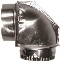 4" DRYER VENT CLOSE ELBOW