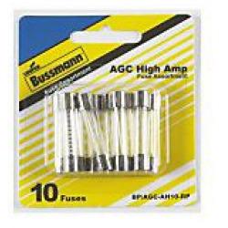 BUSSMAN FUSE 10A AGC-10 5PK