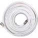 6' COAX CABLE WHITE