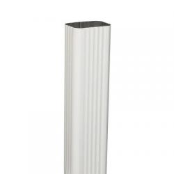 DOWNSPOUT 2" x 3" 10' WHT ALUM