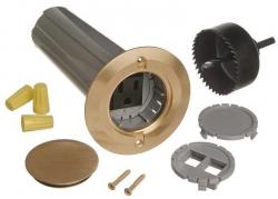 BRASS DROP-IN FLOOR BOX KIT