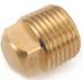 BRASS PIPE PLUG 1/8 SQ HEAD LF