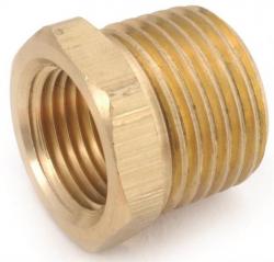 BRASS HEX BUSHING 3/8M x 1/4F LF