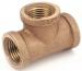 TEE BRASS 3/4MPT