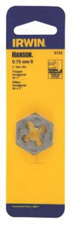 IRWIN HANSON HEX DIE 8MM 1.0