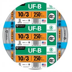 10/3 UF W/GX 250' BUILDING WIRE