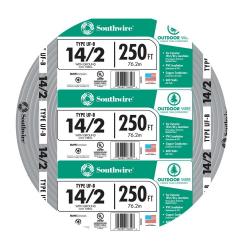14/2 UF W/GX 250' BUILDING WIRE