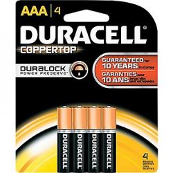 AAA 4PK ALKALINE BATTERIES 4PK