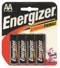 AA ENERGIZER 4PK BATTERIES