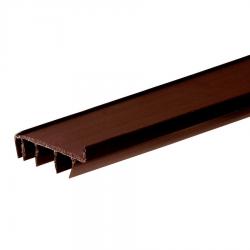 PLASTIC DOOR BOTTOM BROWN 4'