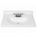 VANITY TOP WHITE 19" X 17"