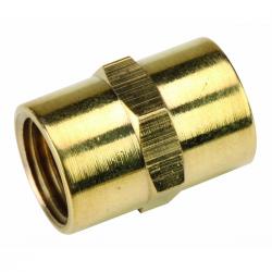 1" BRASS INSERT COUPLING