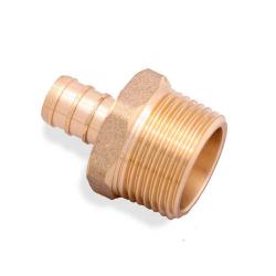 1"X 3/4" BRASS PEX X MIP