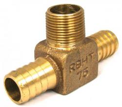 3/4" BRASS INSERT TEE