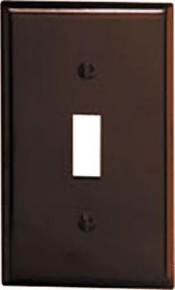 1G BROWN ROCKER SWITCH PLATE