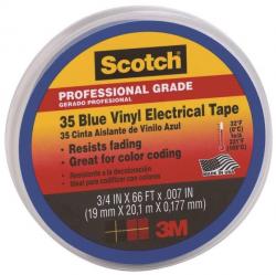 35 ELECTRICAL TAPE BLUE 3/4x66'