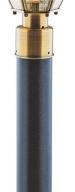 OUTDOOR LANTERN POST BLACK