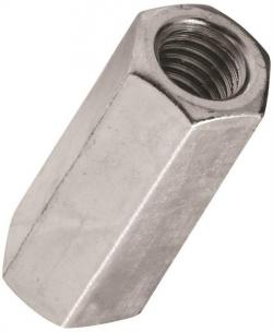 COUPLER NUT ZINC 7/16-14