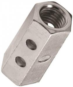 COUPLER NUT ZINC 1/2-13