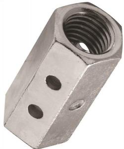 COUPLER NUT ZINC 3/4-10