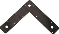 CORNER PLATE 9" BLACK