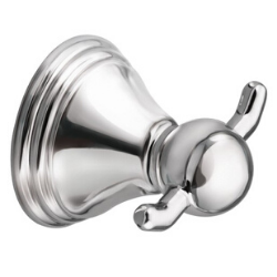 2-1/4" Dia. Preston Chrome Double Robe Hook