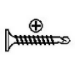 #6 x 1-1/4" Drywall Tek Screw