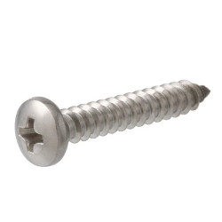 #4 x 3/8" SS Phillips Pan Head Sheet Metal Screw