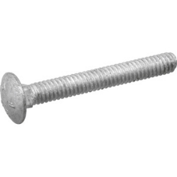 1/2" x 1-1/2" Galvanized Carriage Screw