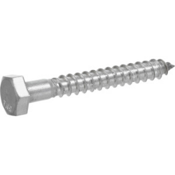 3/8" x 3" Stainless Steel Hex Lag Screw