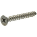 #6 x 1/2" SS Flat Phillips Sheet Metal Screw